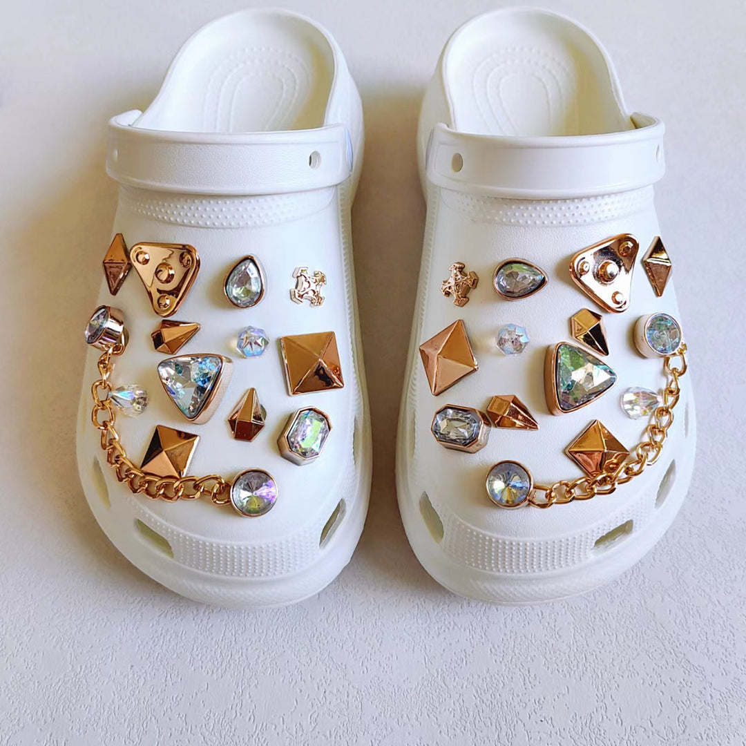 Dame Trendy og komfortable Clogs med smukke rhinsten Stilla