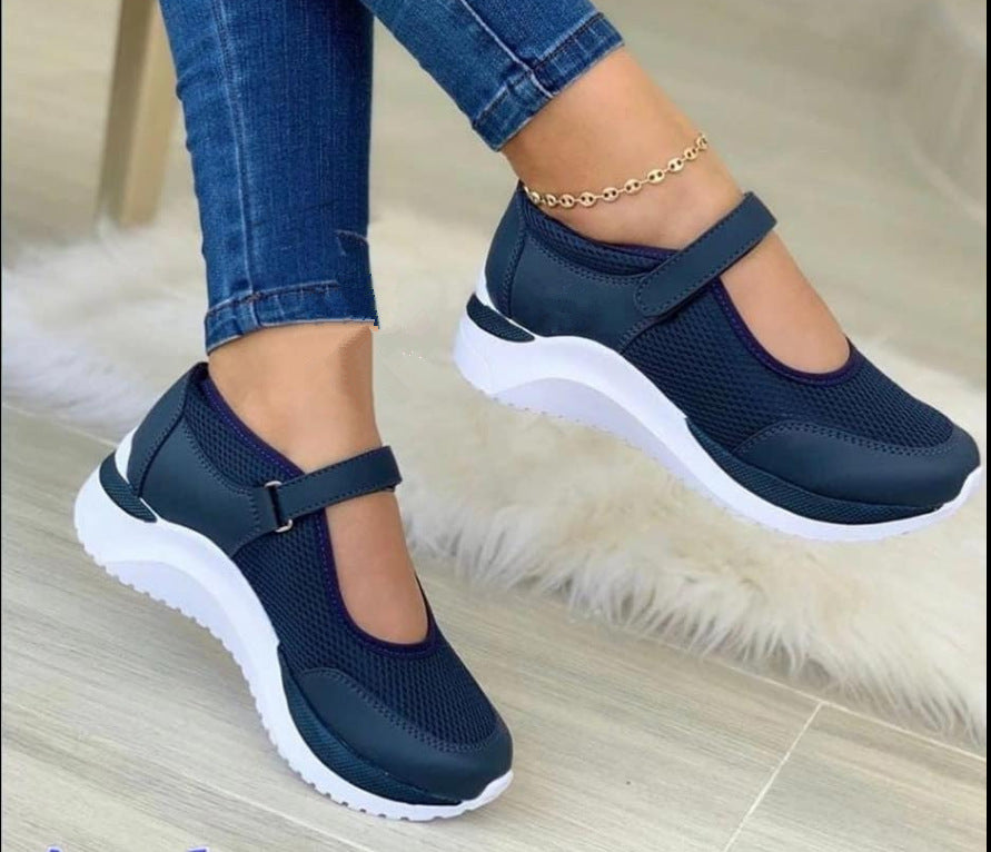 Damer Sporty Slip-On Sneakers med ergonomisk pasform og åndbart overmateriale Stilla