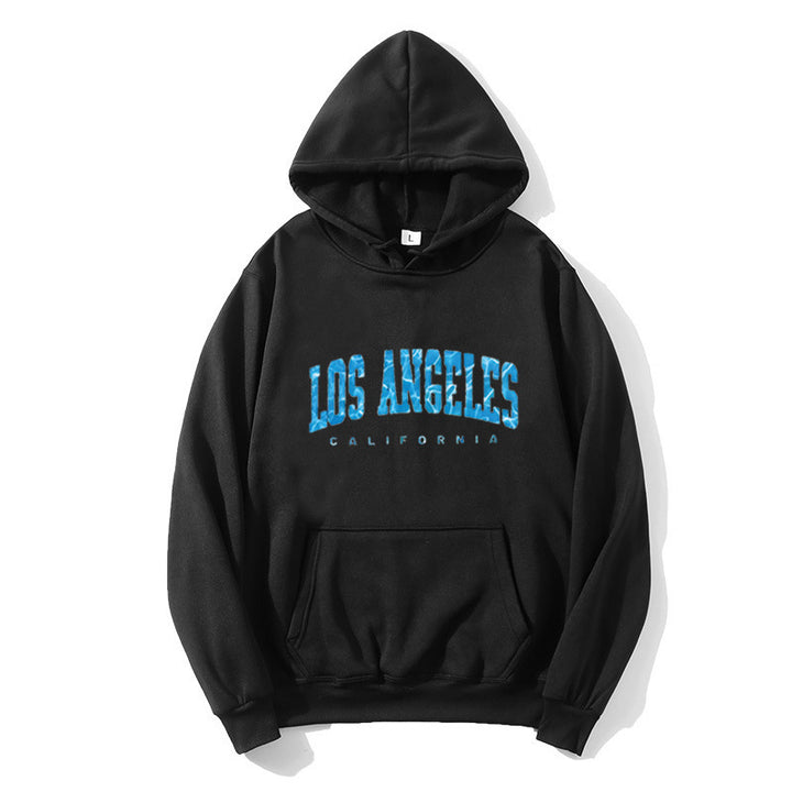 Kvinders hoodie med iøjnefaldende Los Angeles bogstaver Skovae