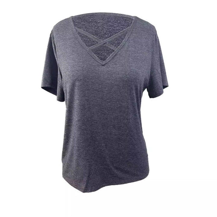 Dame Crisscross V-Udskæring Top Stilla