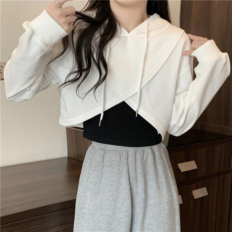 Femme Cropped Hoodie Stilla