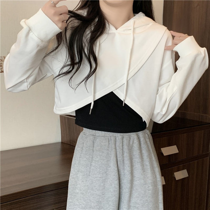 Femme Cropped Hoodie Stilla