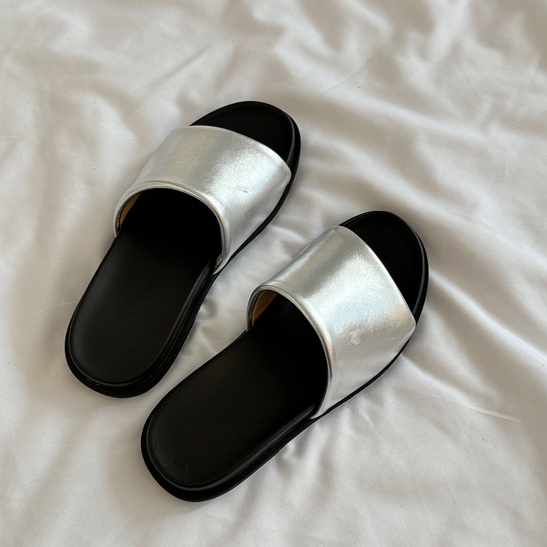 Femme Casual Slide Sandaler med polstret sål Stilla
