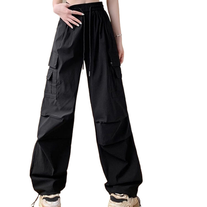 Femme Casual Cargo-bukser med elastisk linning og sidelommer Stilla