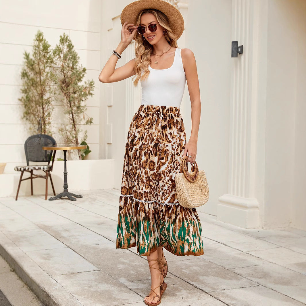 Dame Boho Chic Maxi Nederdel Stilla