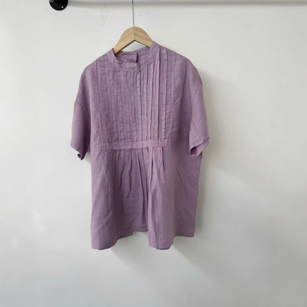 Dame Relaxed Fit Struktureret Tunika Top Stilla