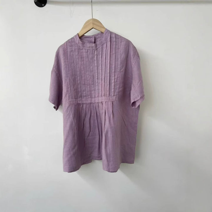 Dame Relaxed Fit Struktureret Tunika Top Stilla