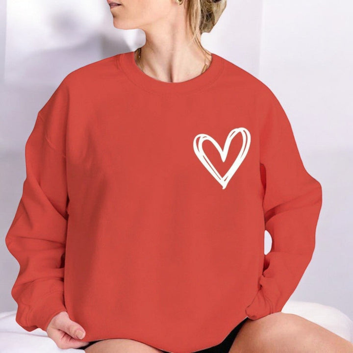 Stilla | Behagelig Pullover Med Hjertetryk