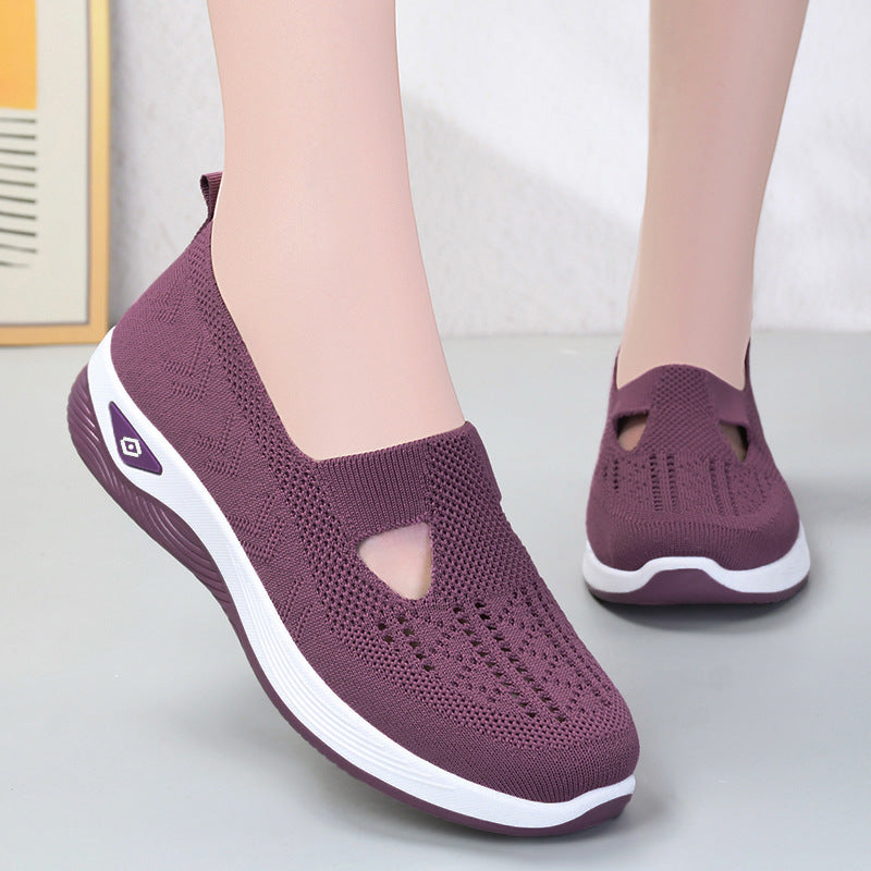 Femme Letvægts Åndbare Slip-on Performance Sneakers med Fleksibel Såle Stilla