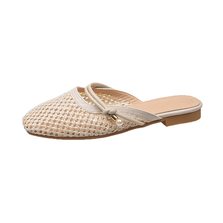 Dame Elegant Åben Tå Slide Mules Stilla