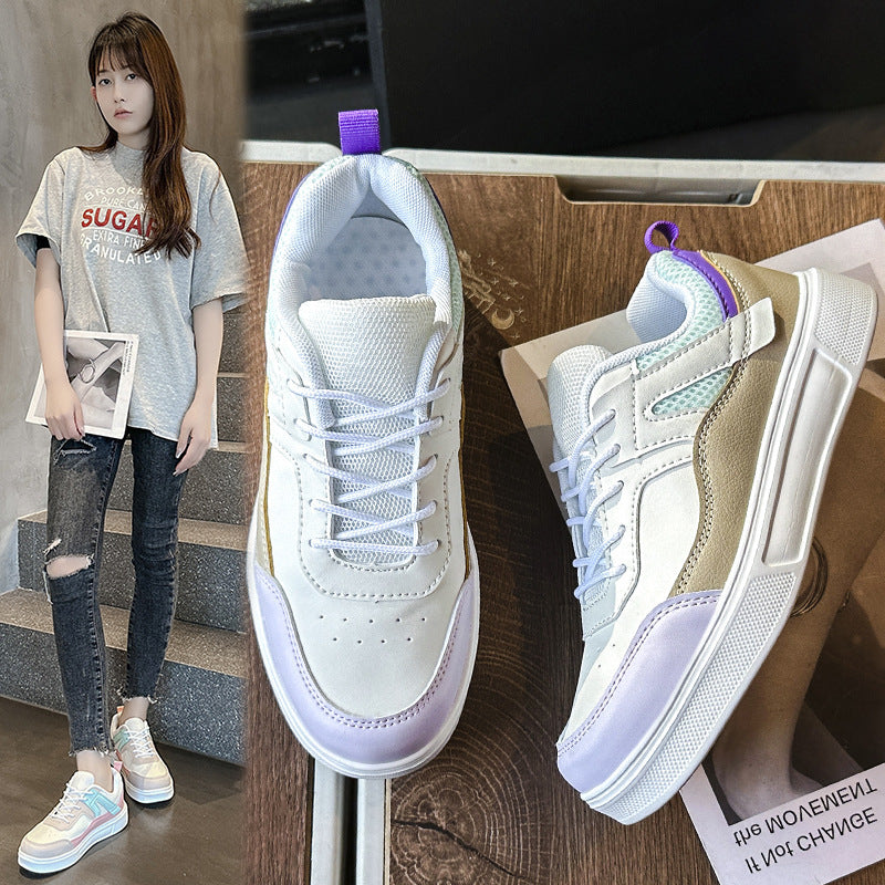 Dame Lettere Athletic Sneakers med Åndbar Mesh-Ventilation og Polstret sål Stilla
