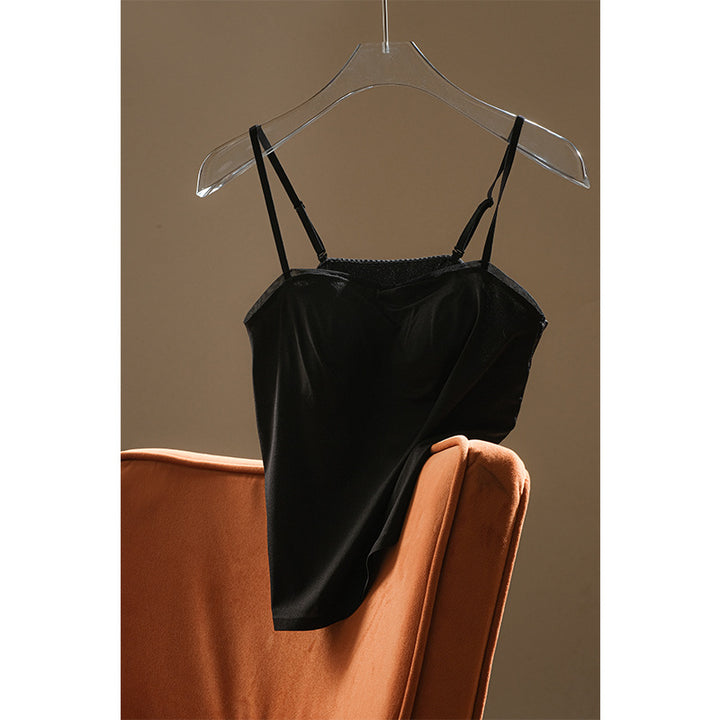 Femme Justerbare Stropper Siid-Camisole Top Stilla