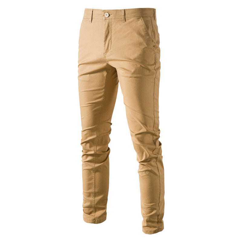 Herrer Chino-bukser med elastisk talje og moderne slim-fit-snit Stilla