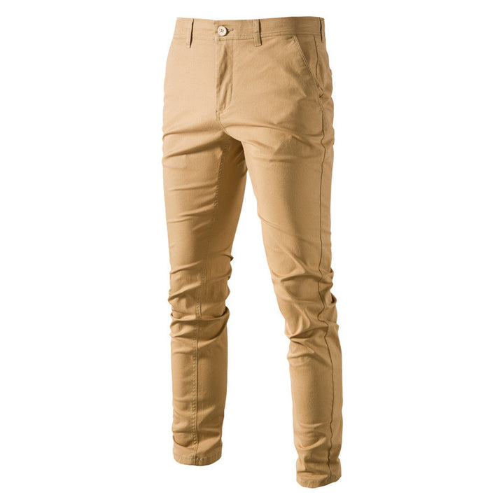 Herrer Chino-bukser med elastisk talje og moderne slim-fit-snit Stilla