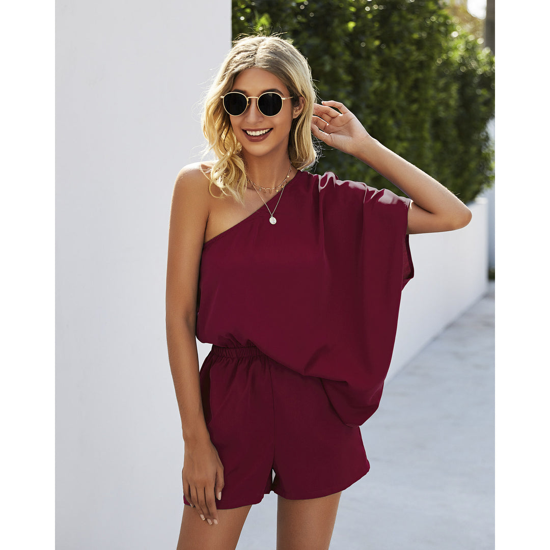 Dame one-piece med en skulder design og luftig pasform Stiila