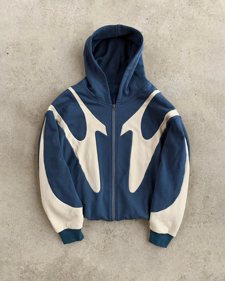 Femme Graphic Zip-Up Hoodie Stilla