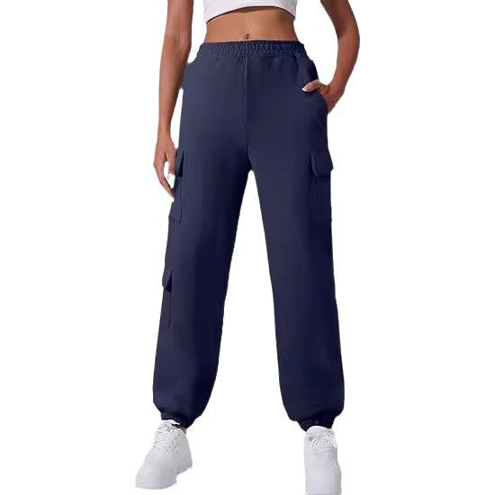 Dame Cargo-Style Sweatpants Stilla