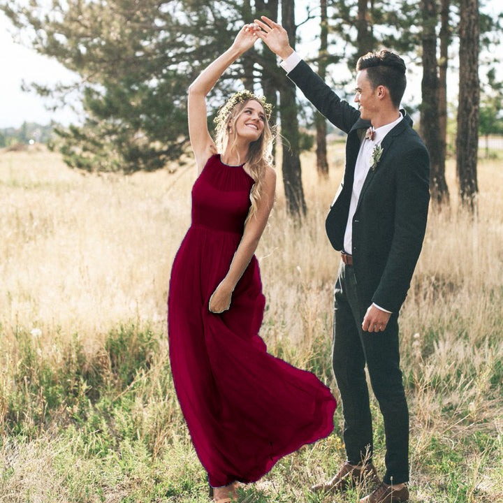 Elegant chiffon brudekjole til damer Stilla