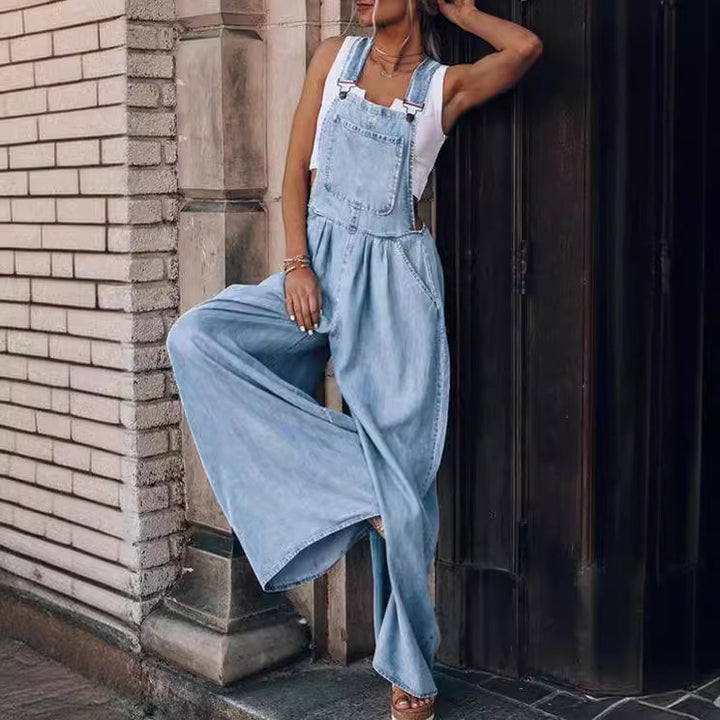 Femme Vidde-Ben Denim Overalls Stilla