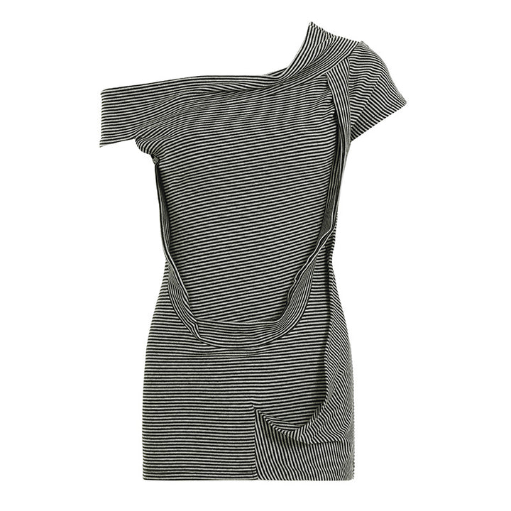 Dame asymmetrisk top med alsidigt design Skovae