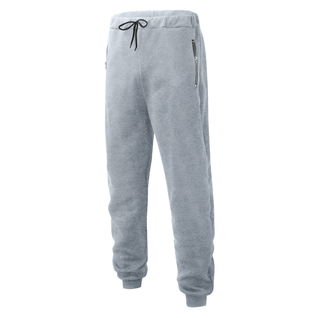 Herre Sporty Joggingbukser med sidelommer med lynlås Stilla