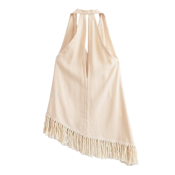 Dame bred palazzo-bukser med elegant snit Skovae