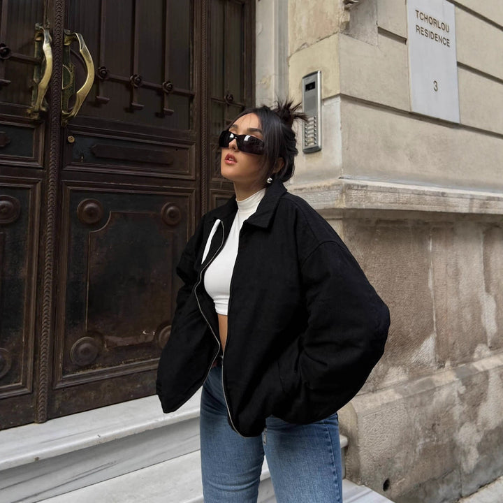 Kvinder mode og casual Oversized Jakke Stilla