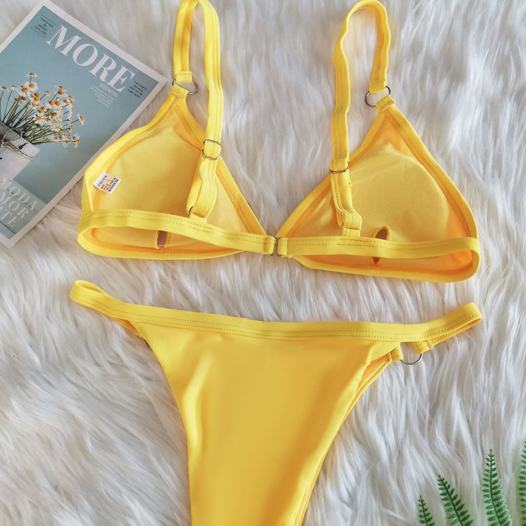 Dame Triangle Bikini Sæt Stilla 1750838960