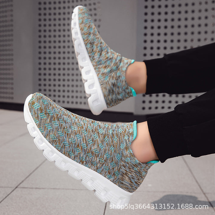 Herrer Slip-On Stretch Strik Performance Sneakers Stilla