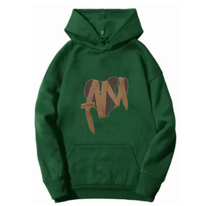 Damer hoodie med moderne design Skovae