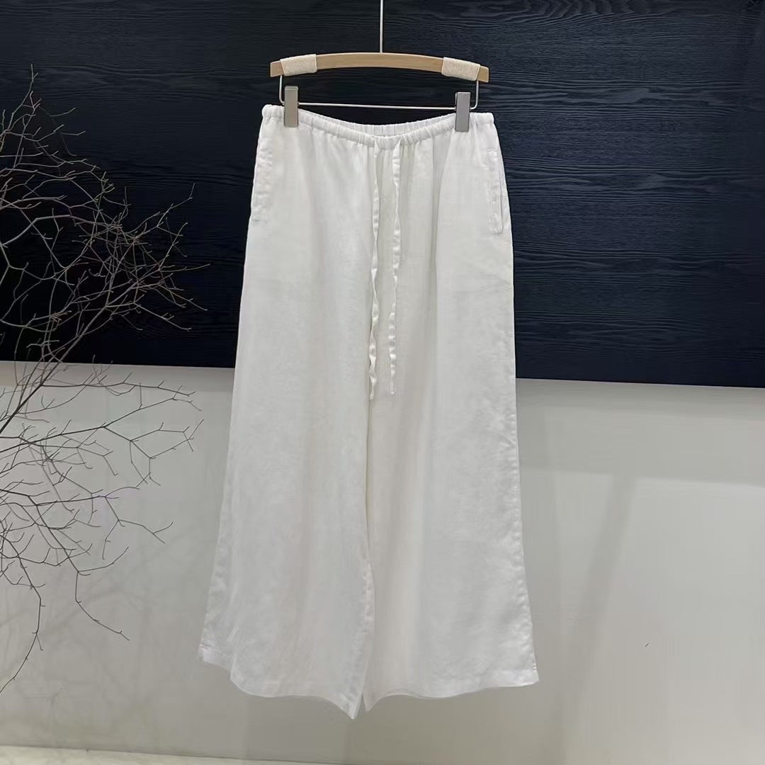 Femme Bred Linnedragt med elastisk linning Stilla