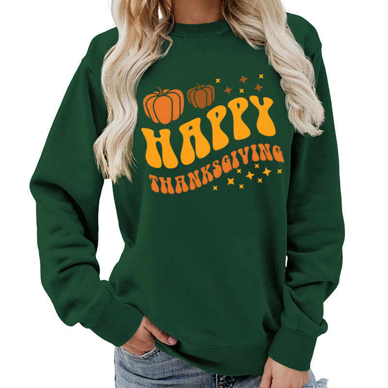 Dame sweater med festligt græskar motiv og behagelig pasform Stilla