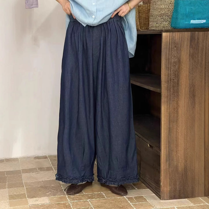 Femme Bred Denim-Bukser Stilla