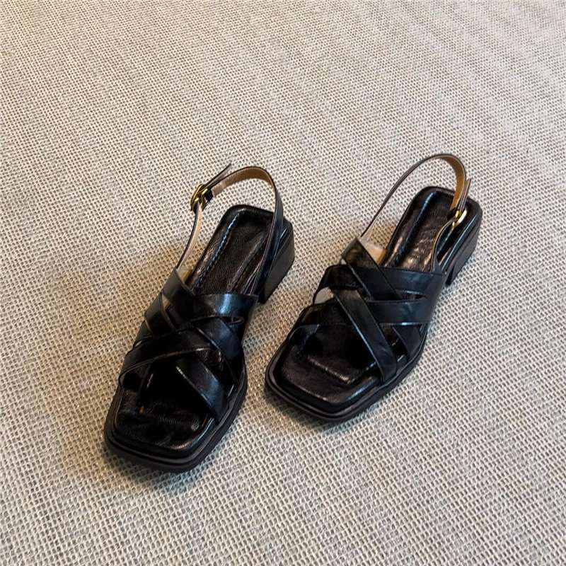 Dame Slingback Sandaler med elegant remdesign og komfortabel blokhæl Stilla