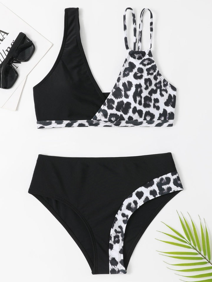 Dame Stilfuld Asymmetrisk Bikini-Sæt Stilla