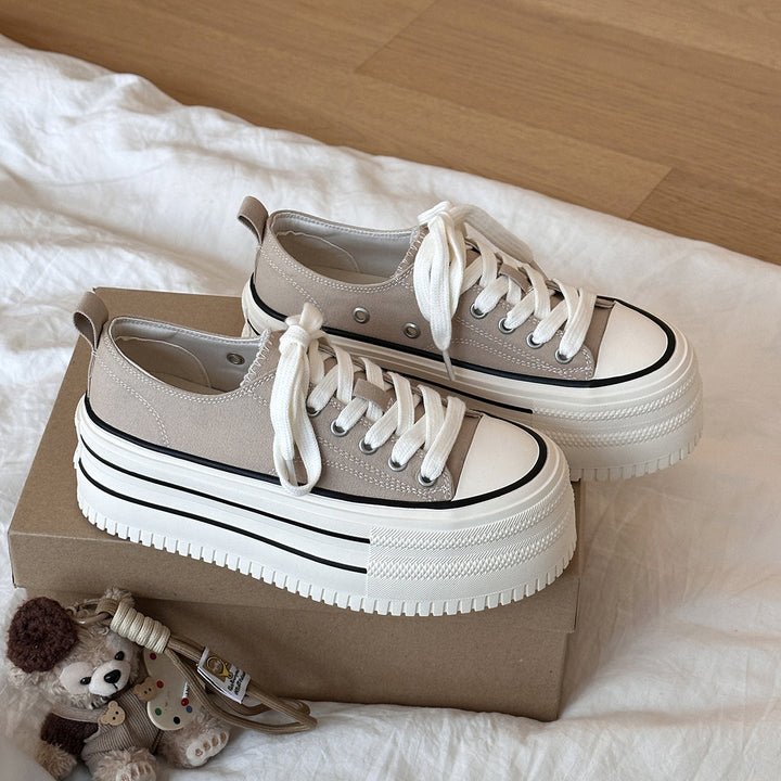 Femme Platform Fritid Sneakers Stilla