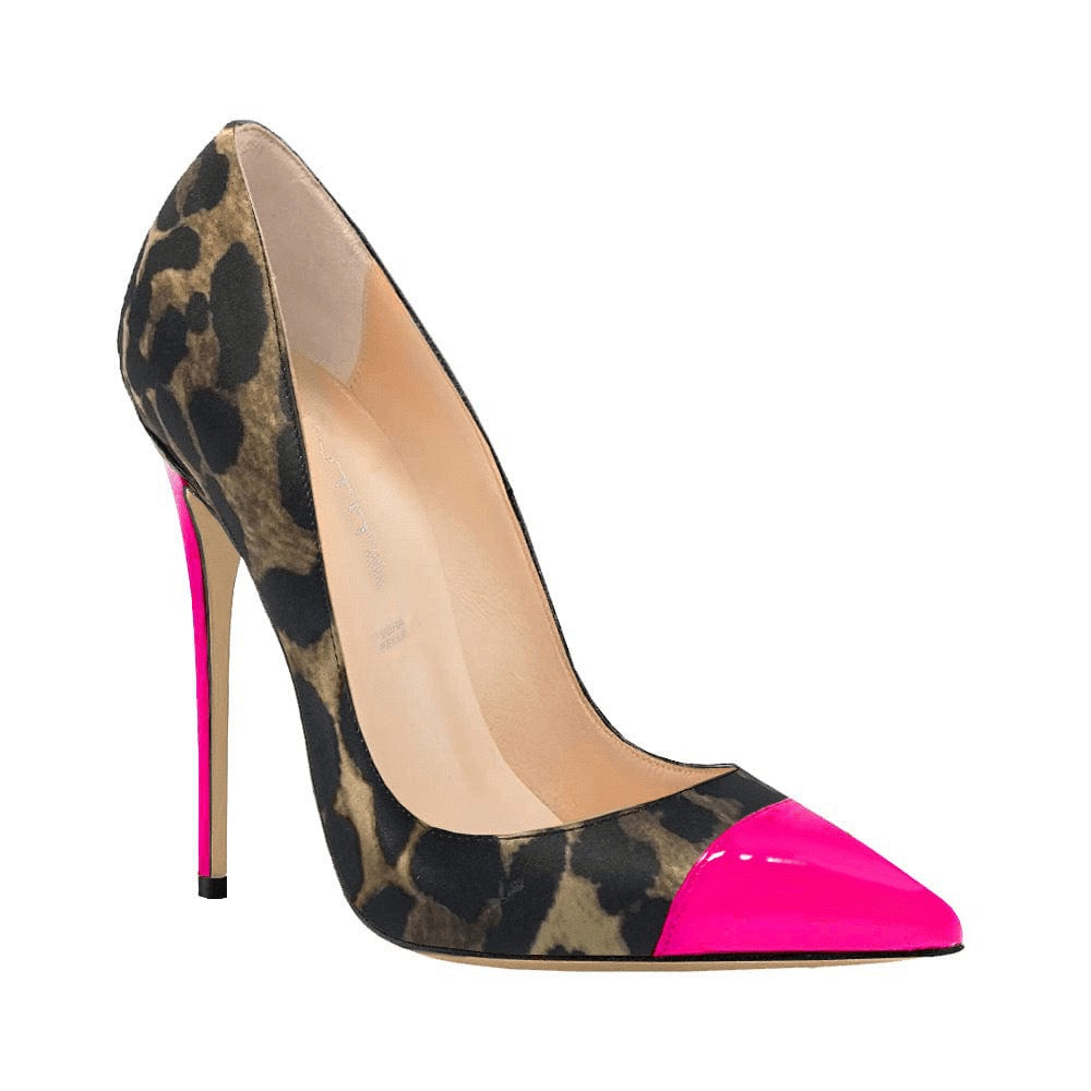 Femme Højtydende Pointe-toe Stiletto-Pumps med skinnende detaljer Stilla