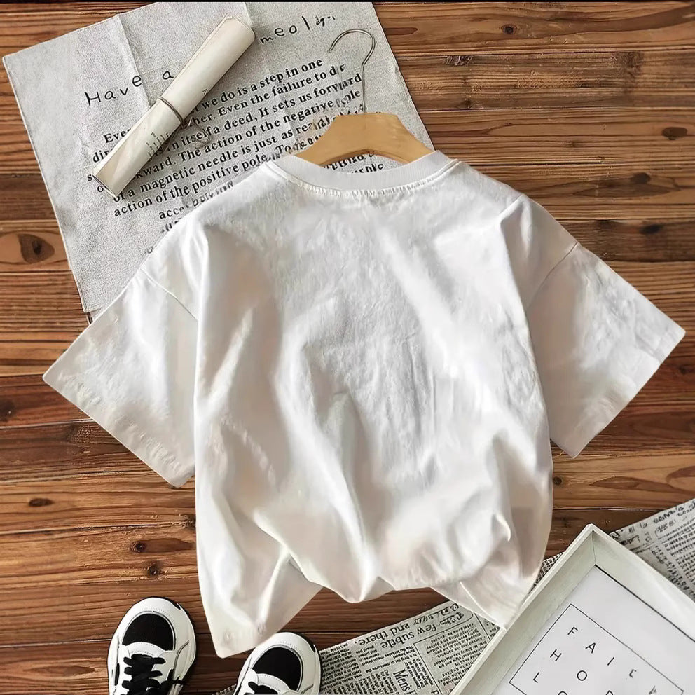Dame T-shirt med kreativt Coffee Club design Stilla