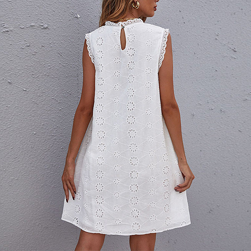 Femme broderi sommerkjole Stilla
