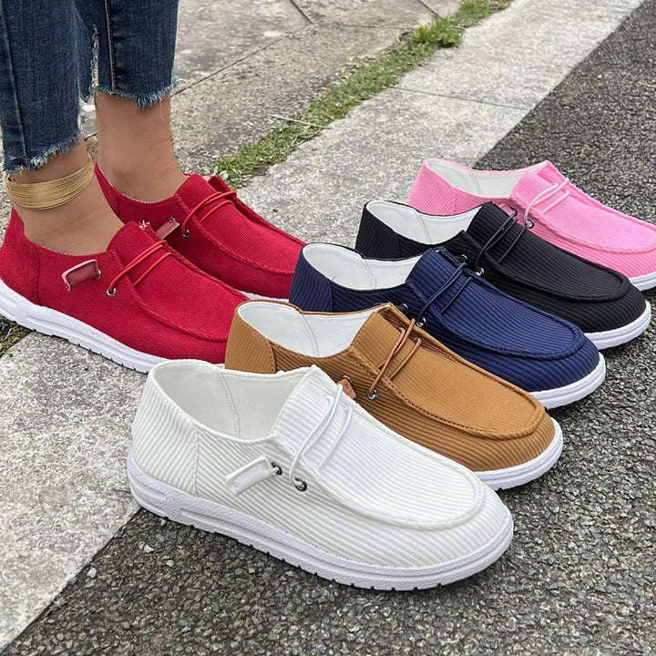 Dame Slip-On Sneakers med elastiske indsatser Stilla
