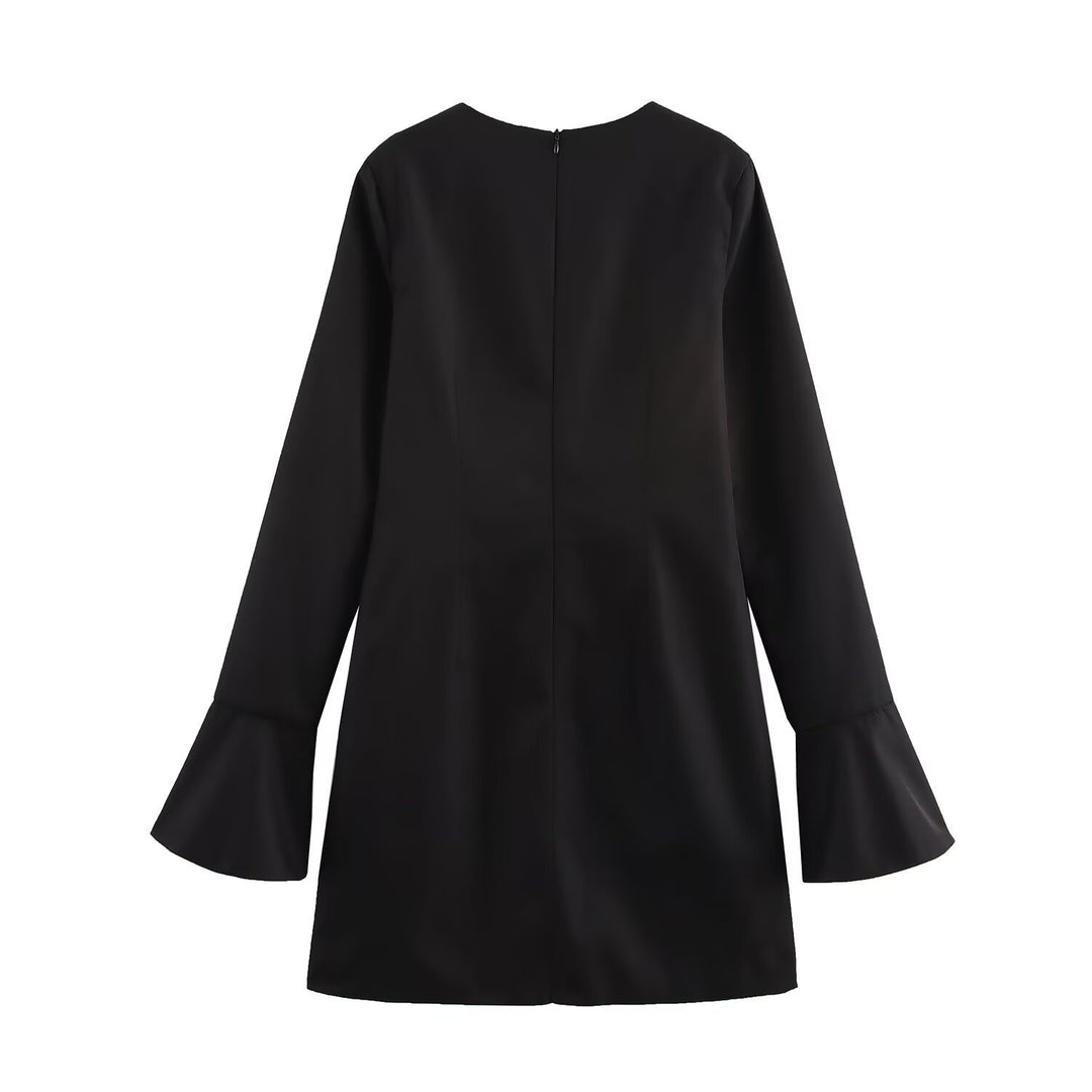 Femme Elegante Langærmet Shift Kjole Stilla