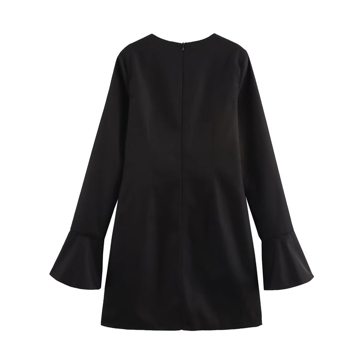 Femme Elegante Langærmet Shift Kjole Stilla
