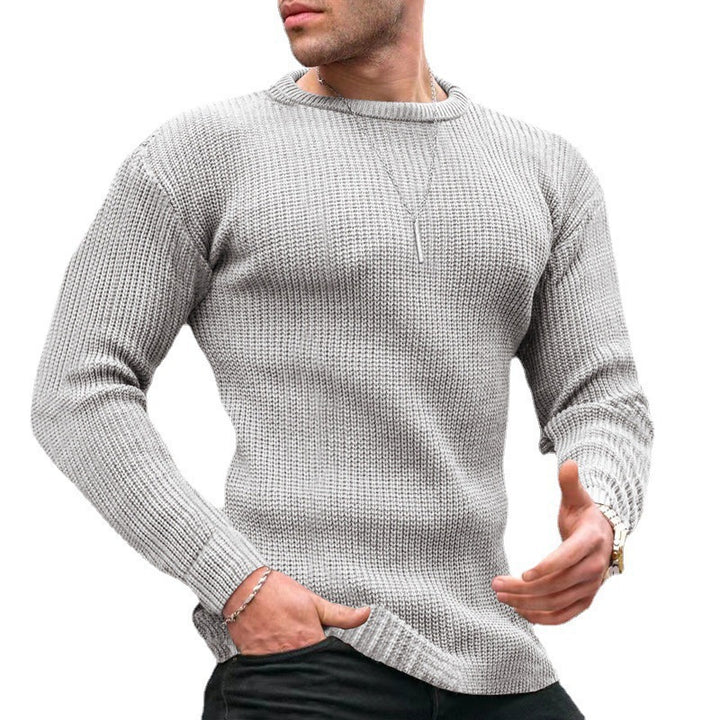 Herre casual sweatshirt lavet af struktureret stof Stilla
