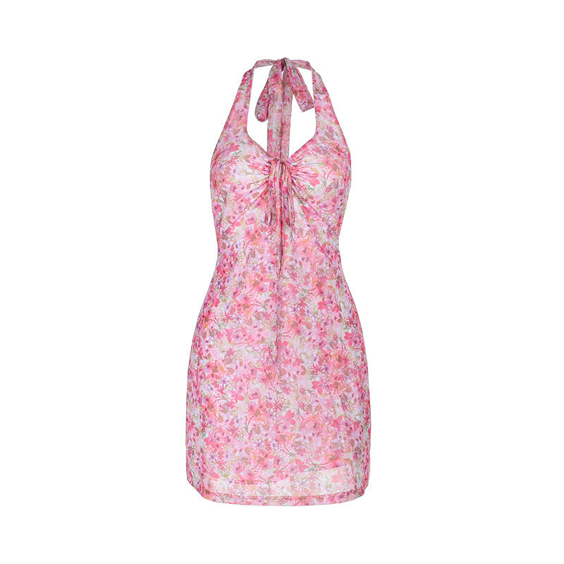 Dame Floral Mini Kjole Stilla