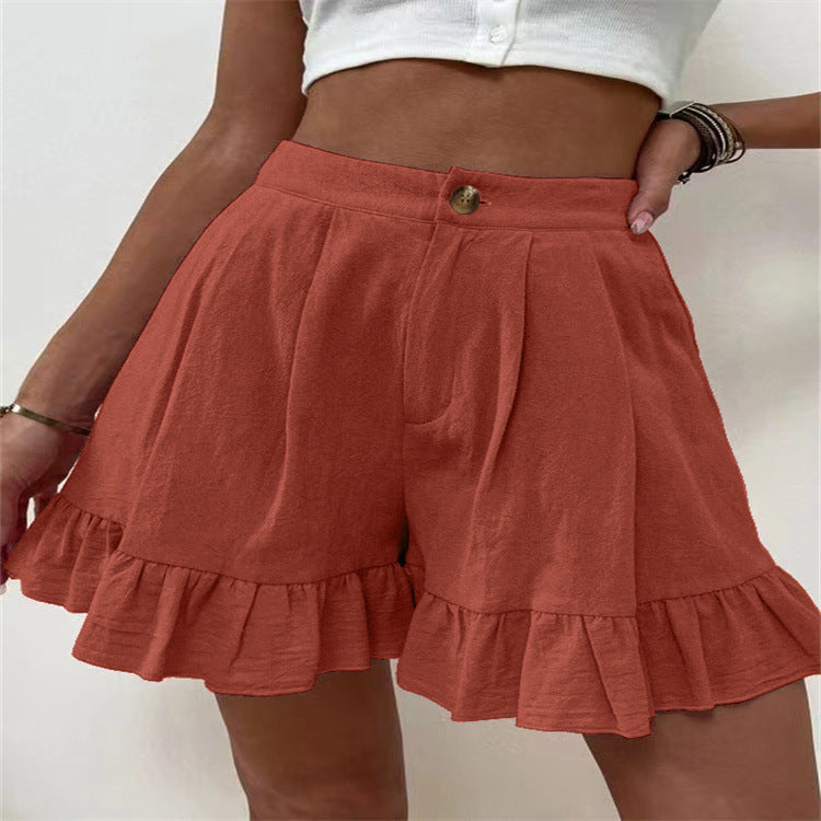 Dame Svingende Volangkant Shorts Stilla