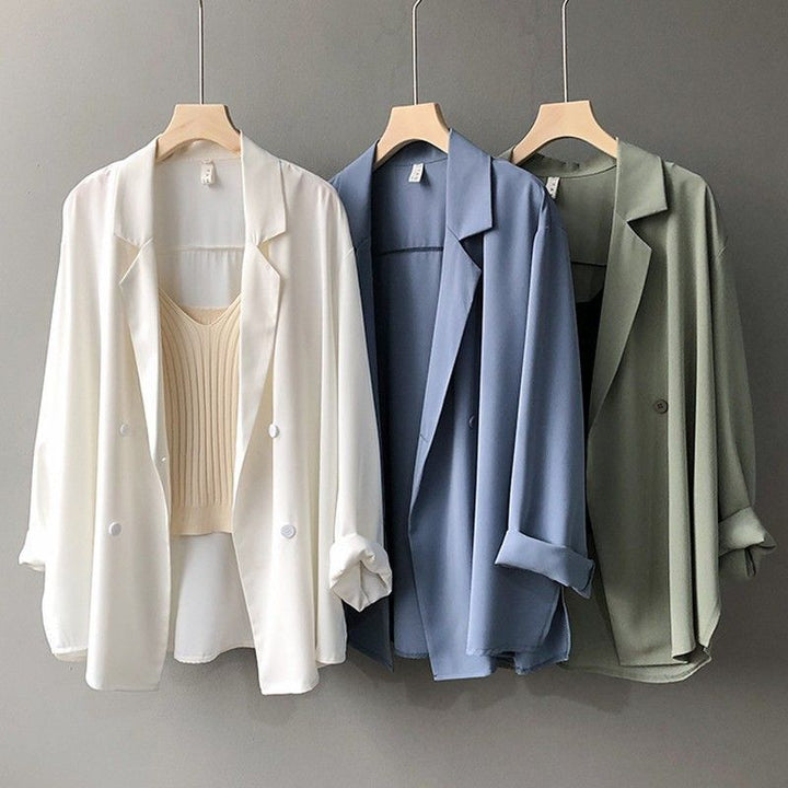 Dame elegant blazer sæt med fashionable shorts Stilla