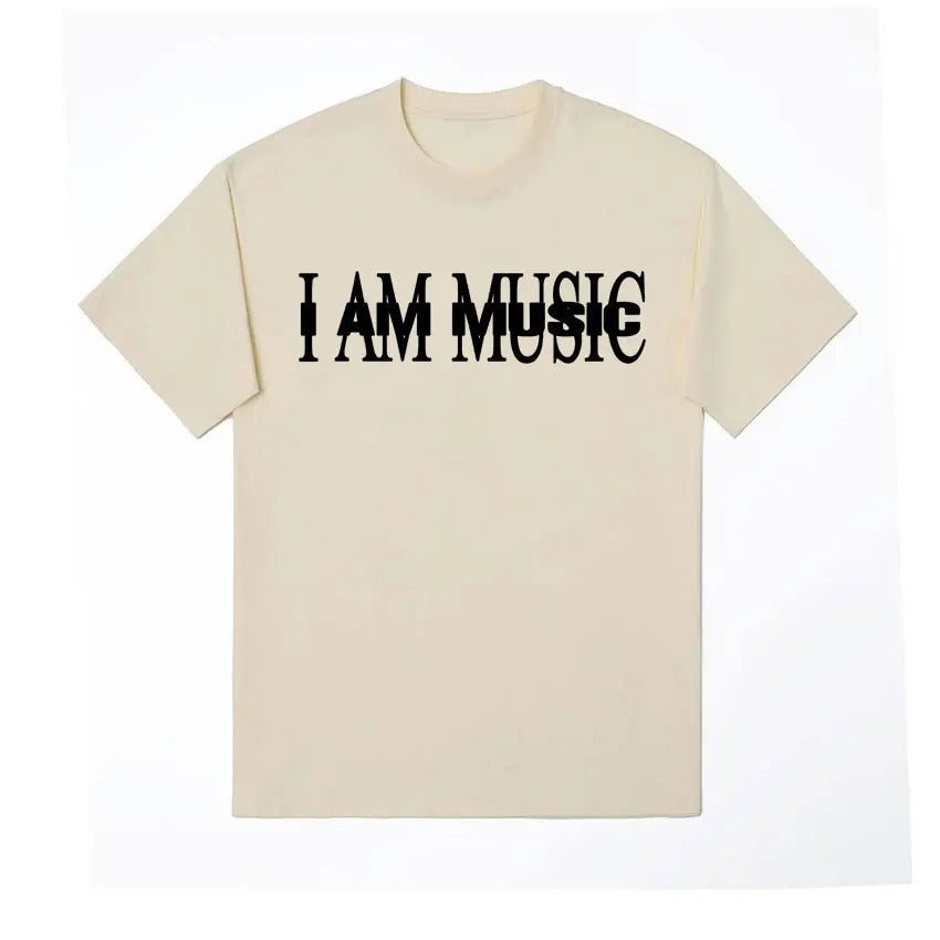 Dame T-Shirt med moderne typografi-tryk Skovae