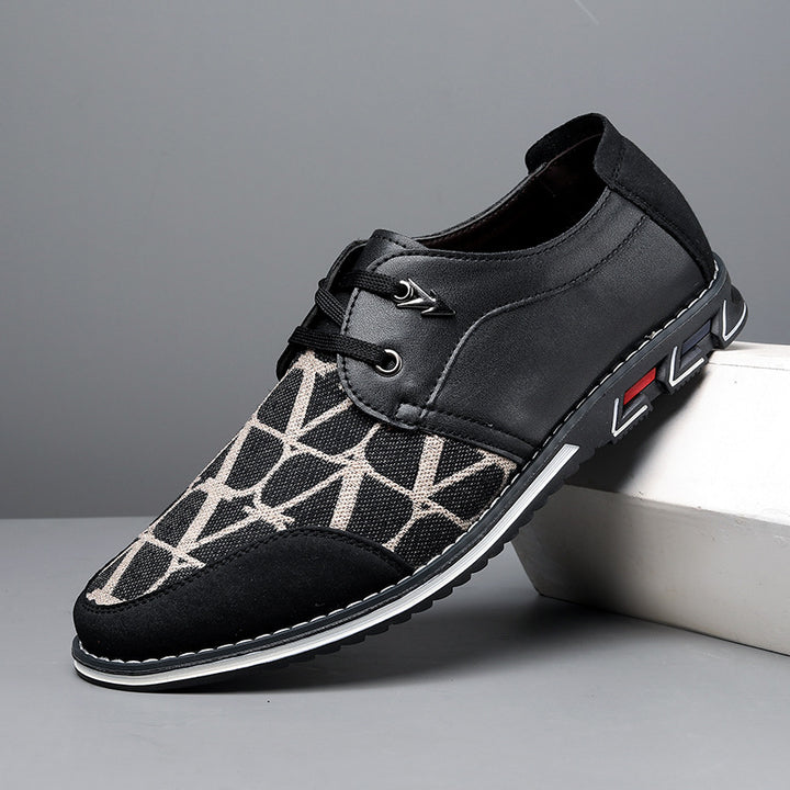 Herrer moderne mønstrede fritidssneakers Stilla