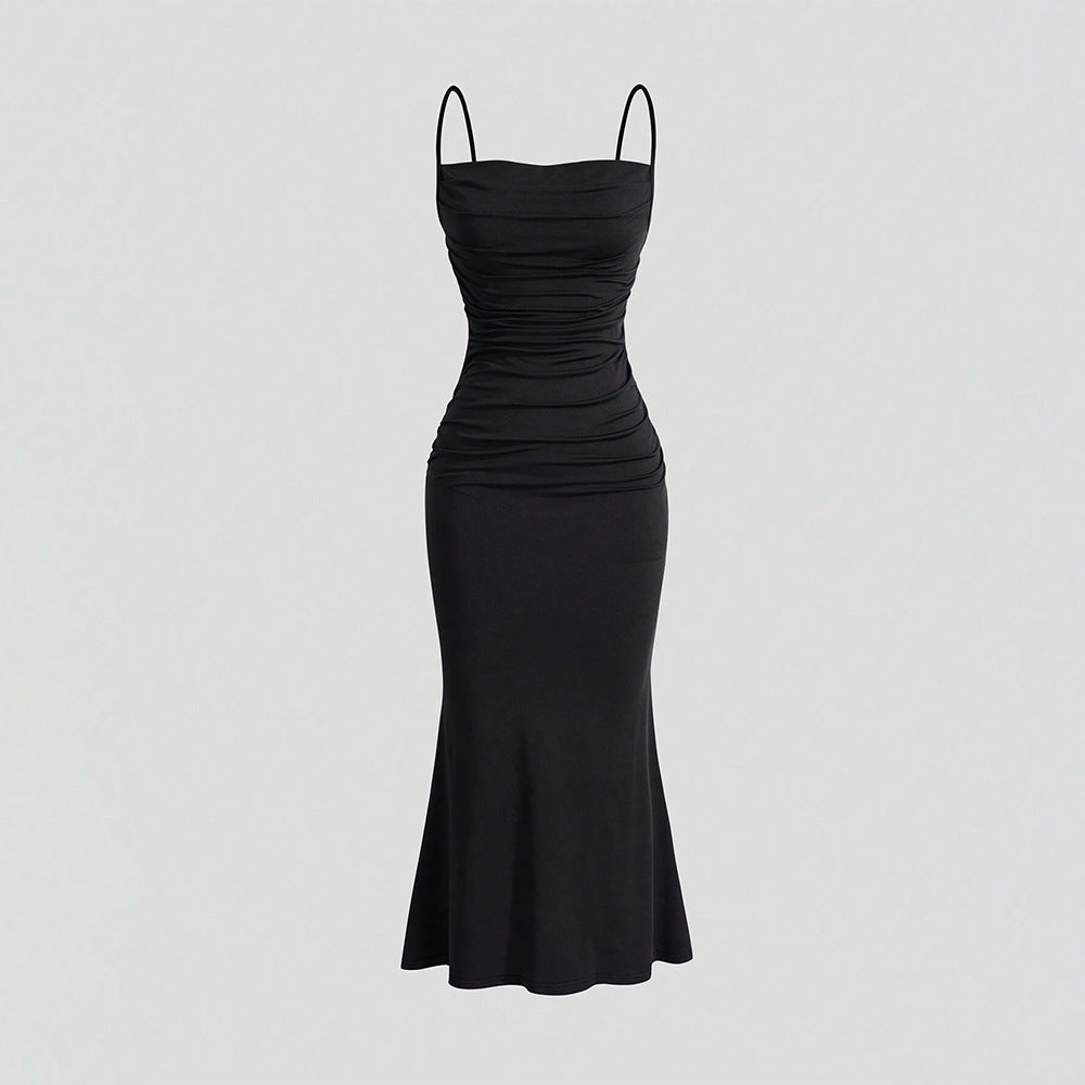 Damer Maxikjole med elegante pagder og off-the-shoulder stropper Stilla