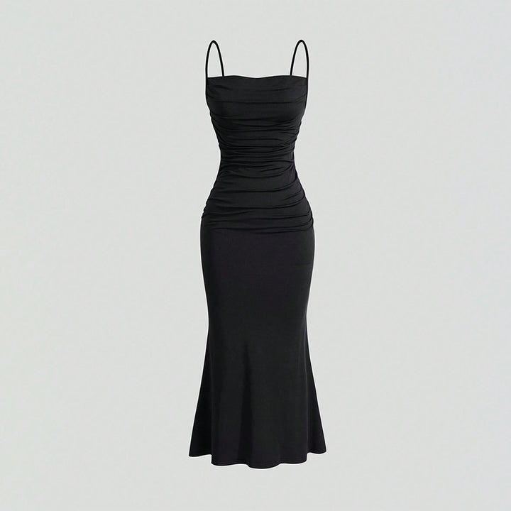 Damer Maxikjole med elegante pagder og off-the-shoulder stropper Stilla